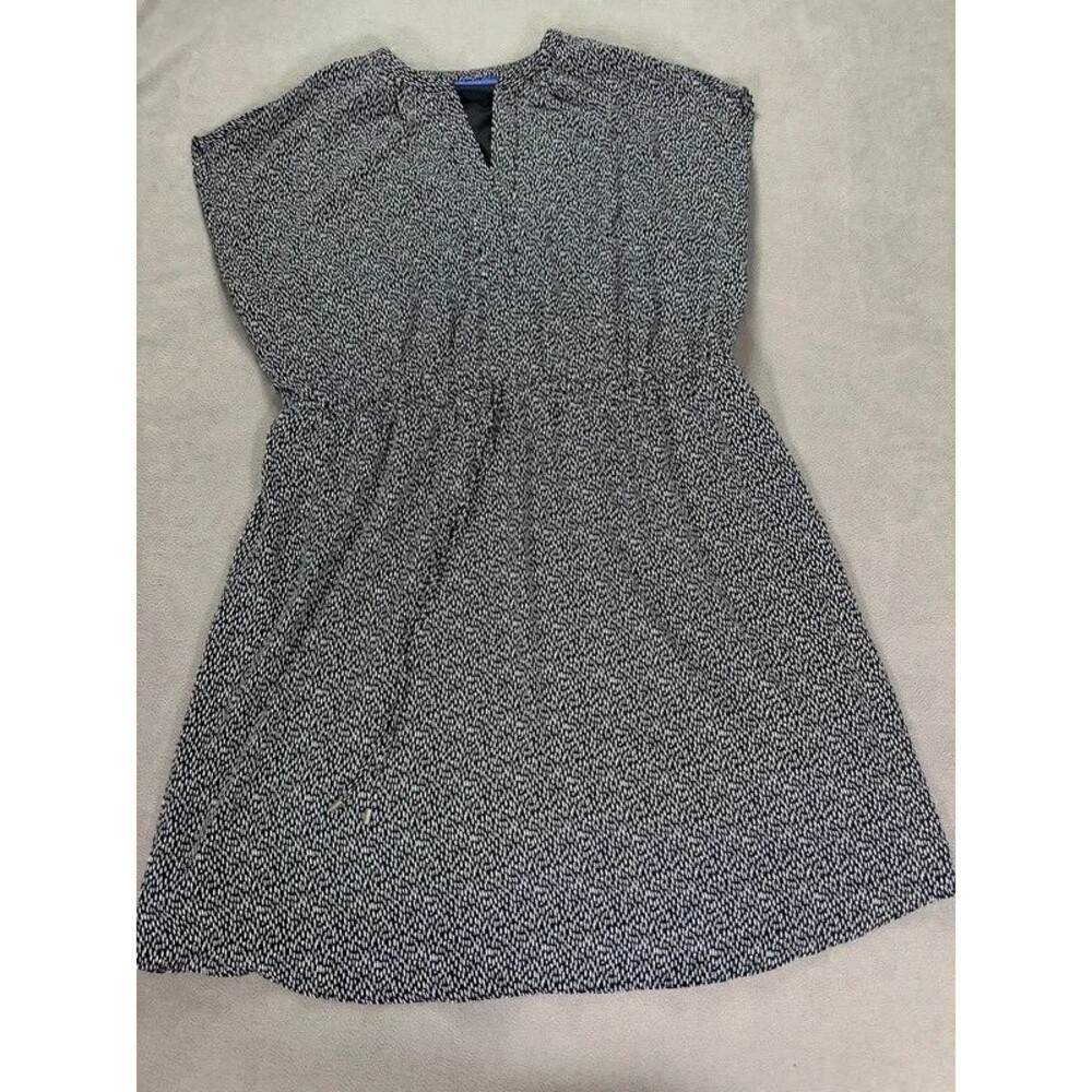 Apt. 9 Women’s Black & White Dress/ Tie Waist- 1X